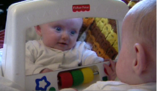 Yoga Sutras of Patanjali: Consciousness looks outward and sees a reflection, like a mirror.